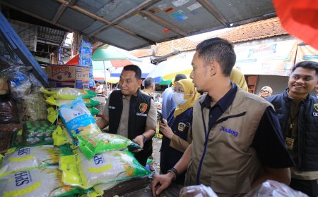Satgas Pangan Polres Madiun Sidak Pasar Antisipasi Lonjakan Harga Bapokting Jelang Ramadhan