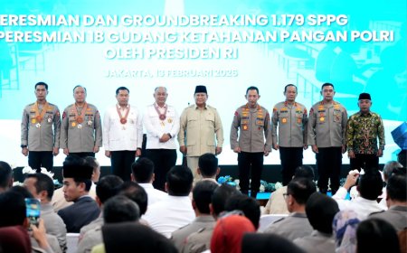 Presiden Prabowo Anugerahkan Bintang Jasa Dan Satyalancana Wira Karya Kepada Penggerak MBG Dan Rantai Pasok SPPG Polri
