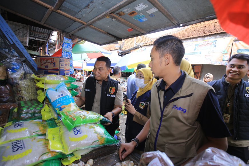 Satgas Pangan Polres Madiun Sidak Pasar Antisipasi Lonjakan Harga Bapokting Jelang Ramadhan