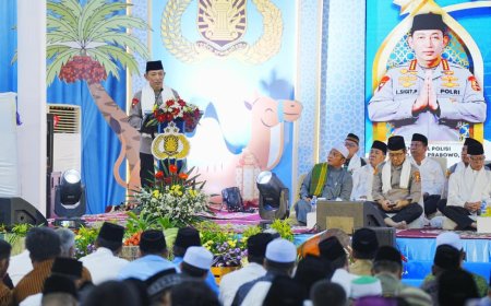 Safari Ramadhan di Sumsel, Kapolri: Jangan Terpancing Isu yang Memecah Persatuan! 