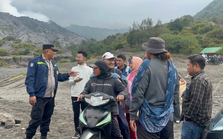 Libur Lebaran Polres Probolinggo Intensifkan Patroli di Gunung Bromo