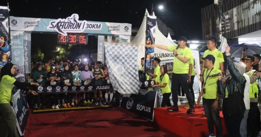 Sahurun 30K : Polres Magetan Wadahi Komunitas Pelari di Bulan Ramadhan