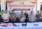 Polres Pasuruan Amankan 5 Tersangka Kasus Tambang Andesit Ilegal di Purwosari