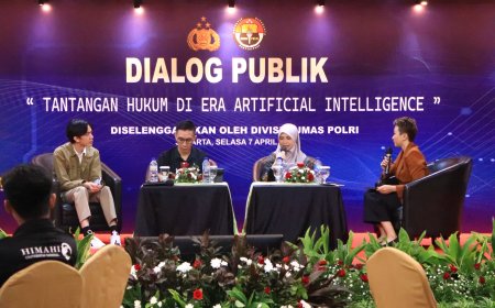 Divhumas Polri Gelar Dialog Publik Bahas Tantangan Hukum di Era Artificial Intelligence