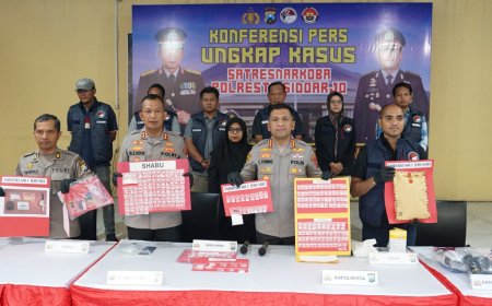 Polresta Sidoarjo Ungkap 19 Kasus Narkoba Selamatkan 4000 Jiwa dari Bahaya Narkotika